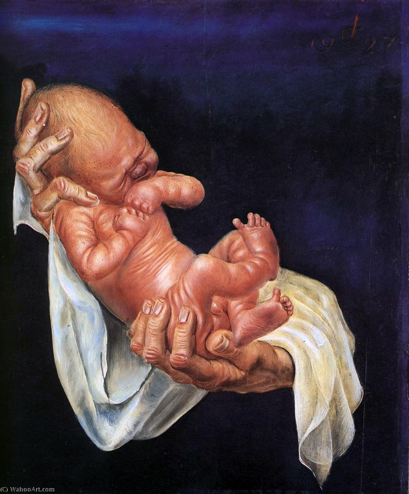 Newborn Baby On Hands — オットー・ディックス
