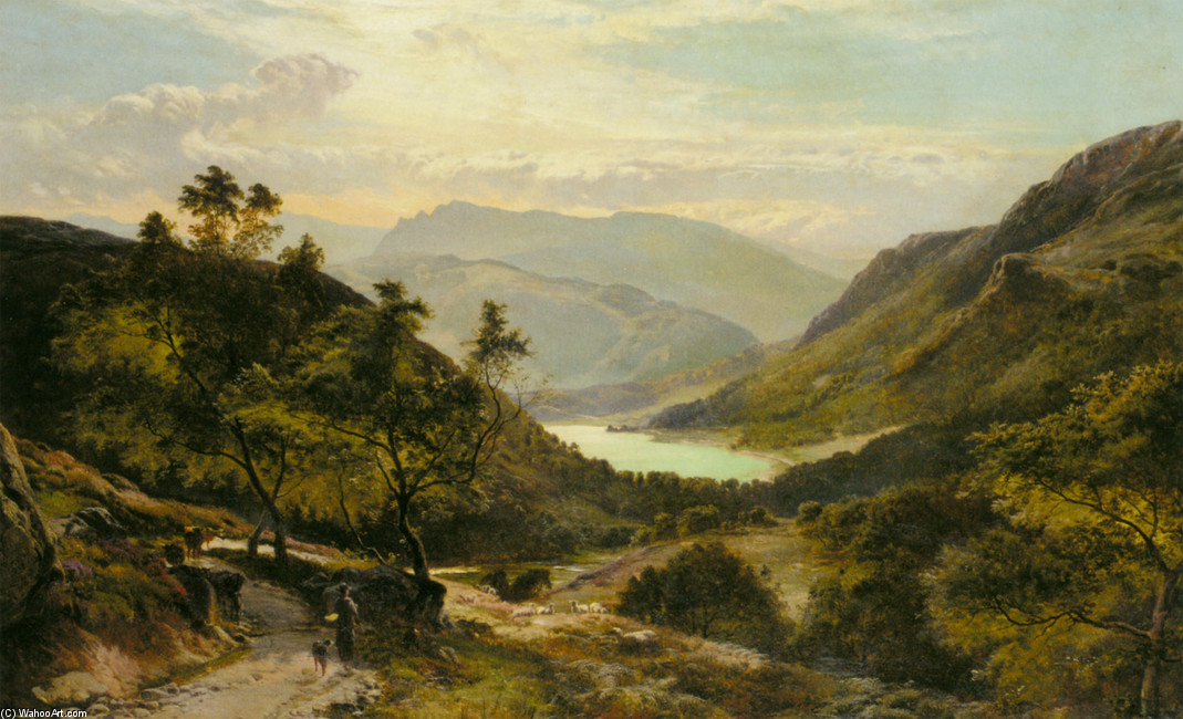 The Path Down To The Lake North Wales — Sidney Richard Percy