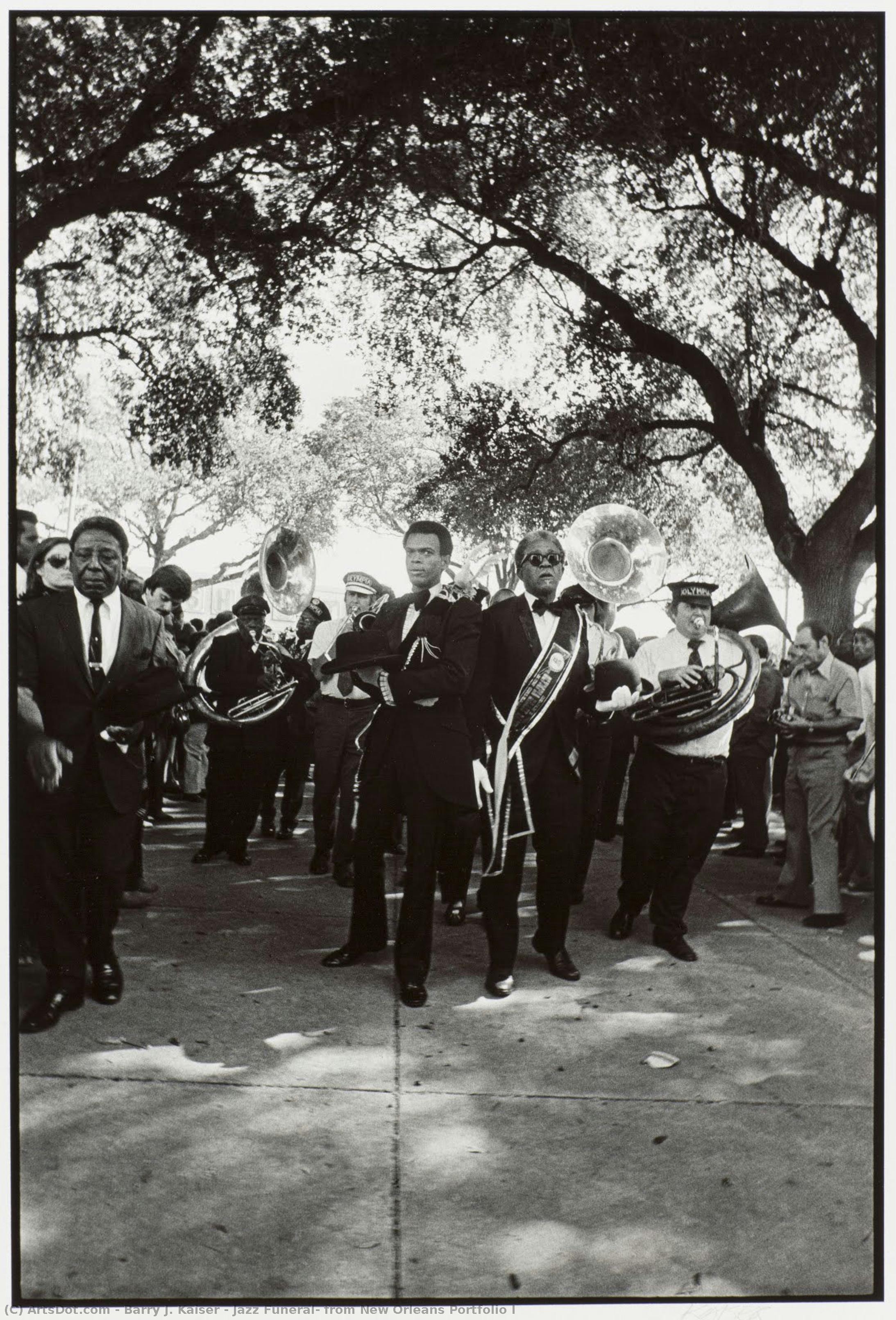 Jazz Funeral, From New Orleans Portfolio I — Barry J. Kaiser