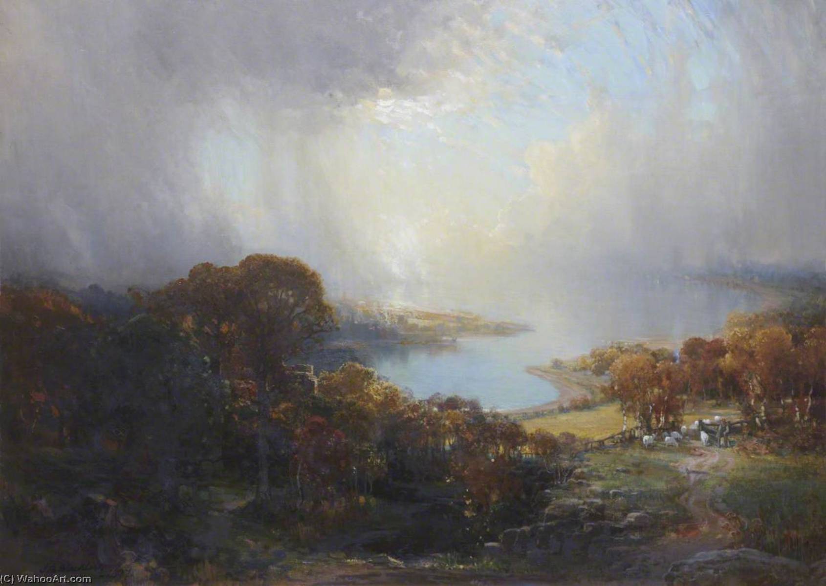 On The Galloway Coast — Thomas Bromley Blacklock