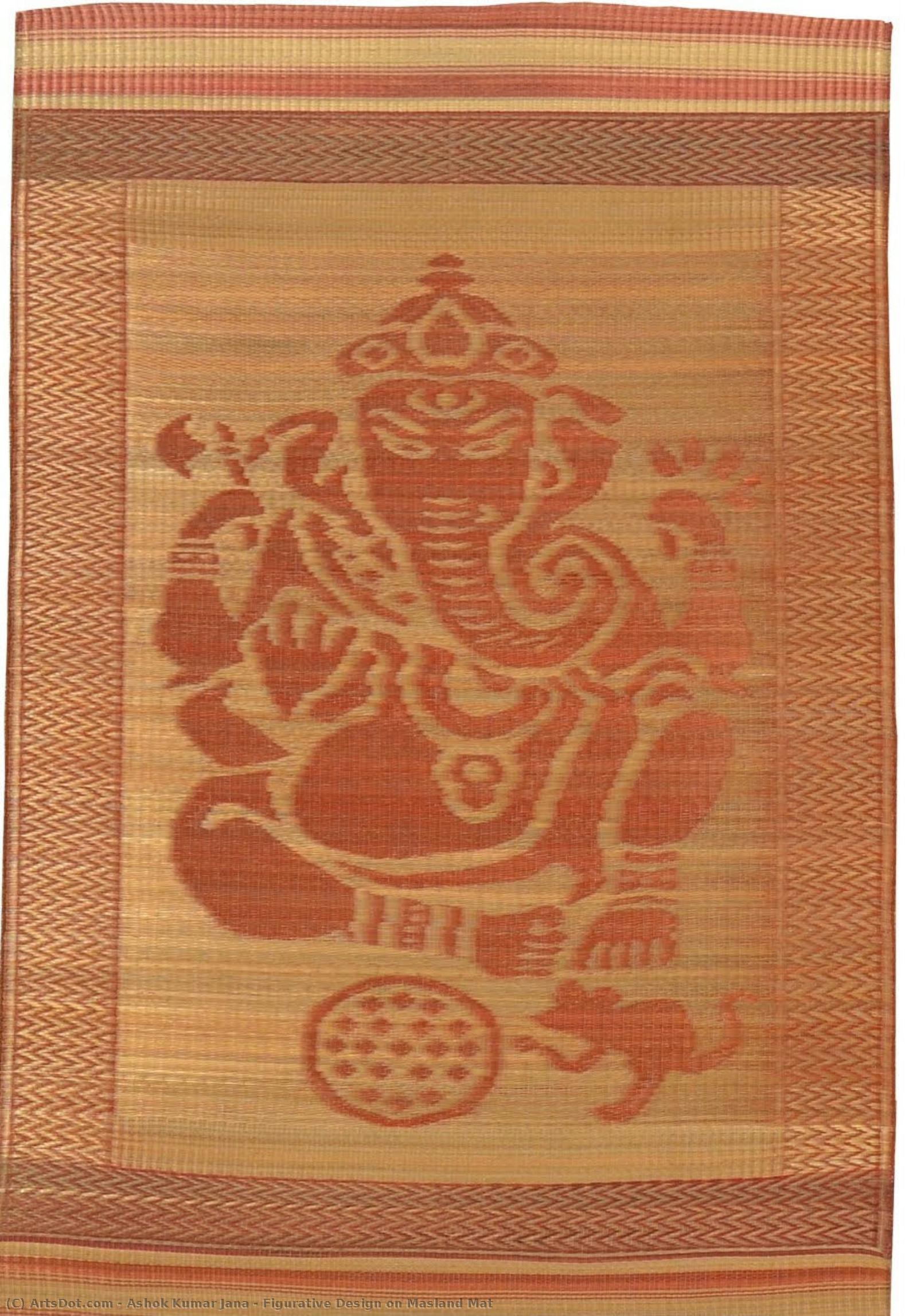 Figurative Design On Masland Mat — Ashok Kumar Jana