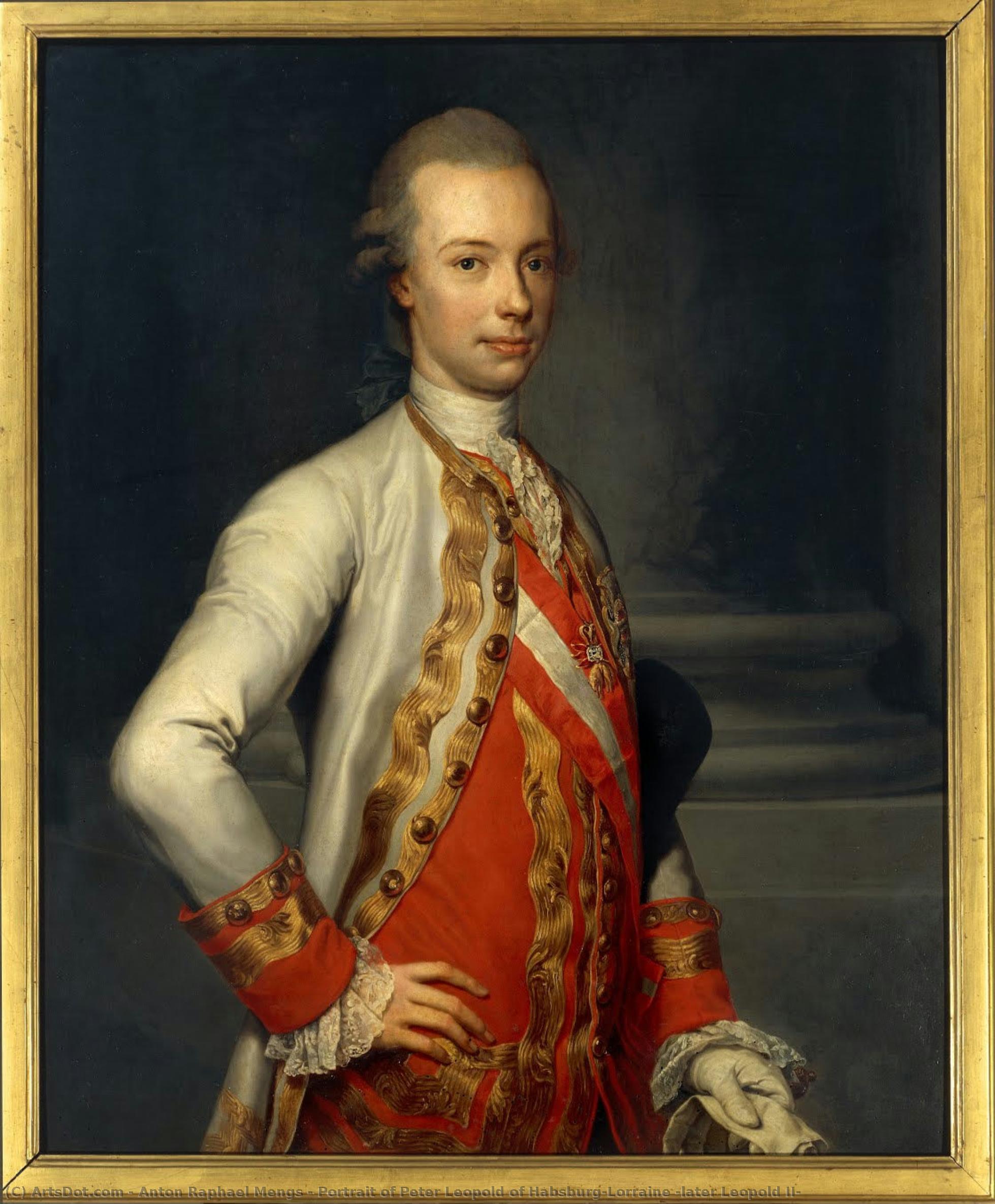 Portrait Of Peter Leopold Of Habsburg-lorraine (later Leopold Ii) — Anton Raphael Mengs
