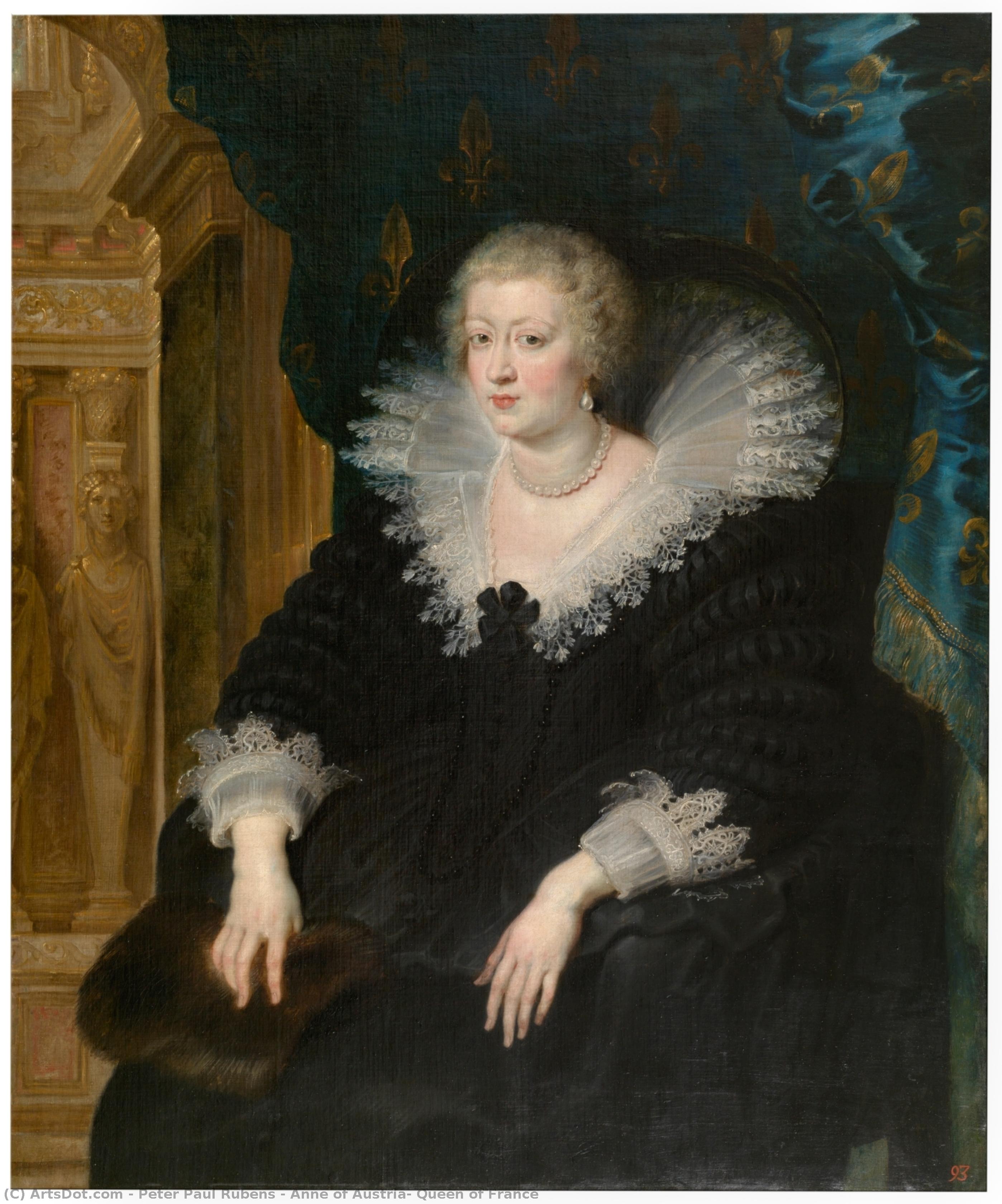 Anne Of Austria, Queen Of France — Peter Paul Rubens