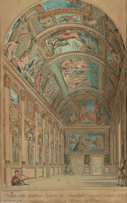 Galerie Im Palazzo Farnese In Rom — Giovanni Volpato