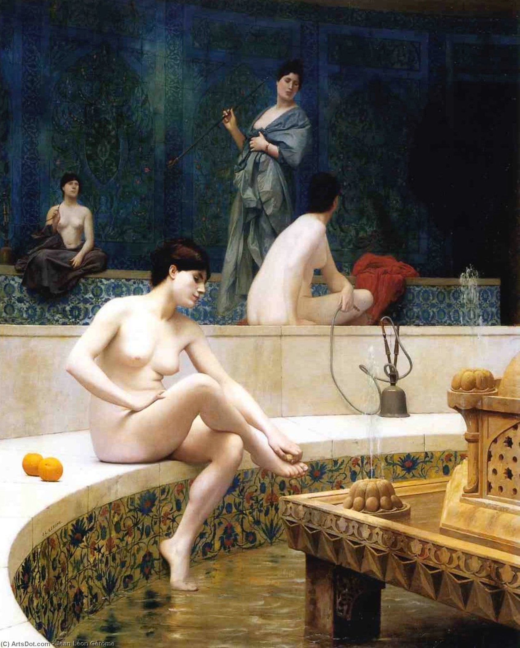 The Harem Bathing — Жан-леон Жерме
