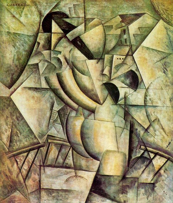 Simultaneità-la Donna Al Balcone — Carlo Carrà