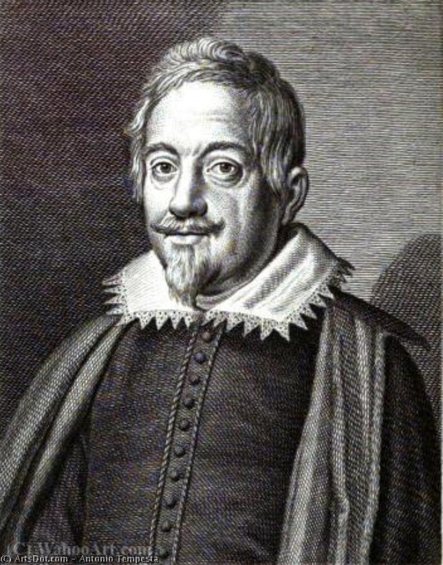 Portrait Of Antonio Tempesta — Antonio Tempesta