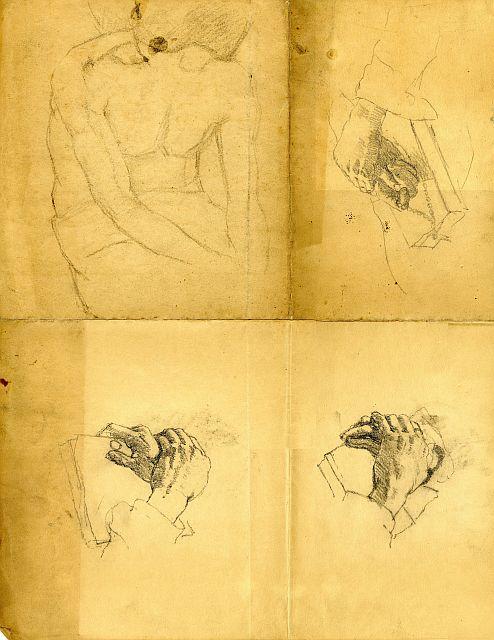 Hand Studies — トーマス・クレメント・スティール