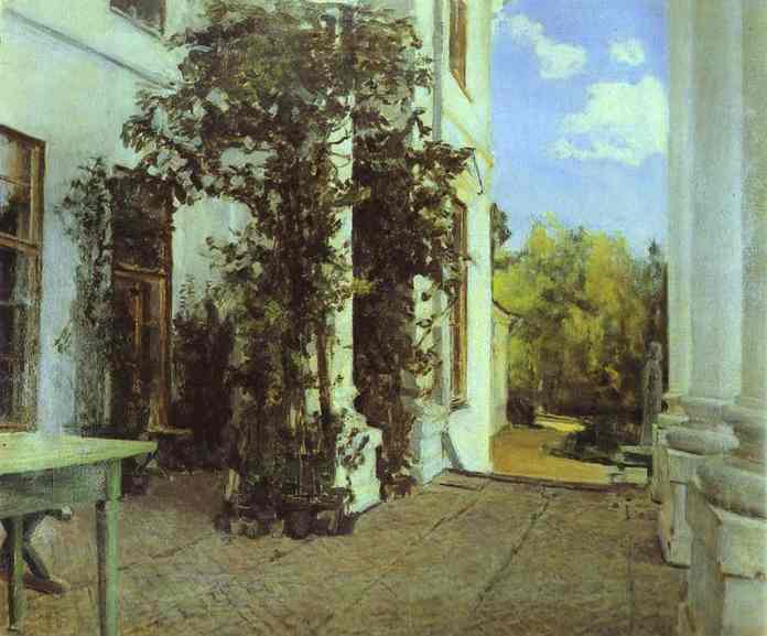 Terrace In Vvedensk — Valentin Alexandrovich Serov