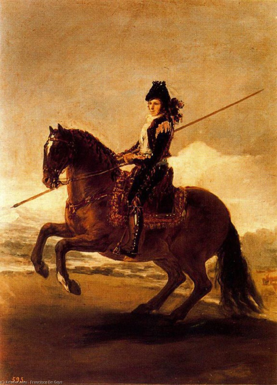 Un Garrochista — Francisco José De Goya Y Lucientes