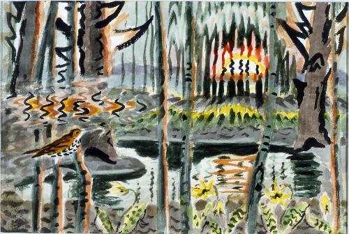 Song Of The Wood Thrush — Charles Burchfield