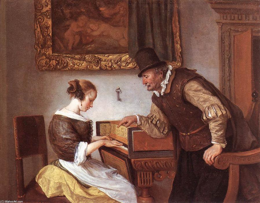 The Harpsichord Lesson — Jan Havickszoon Steen