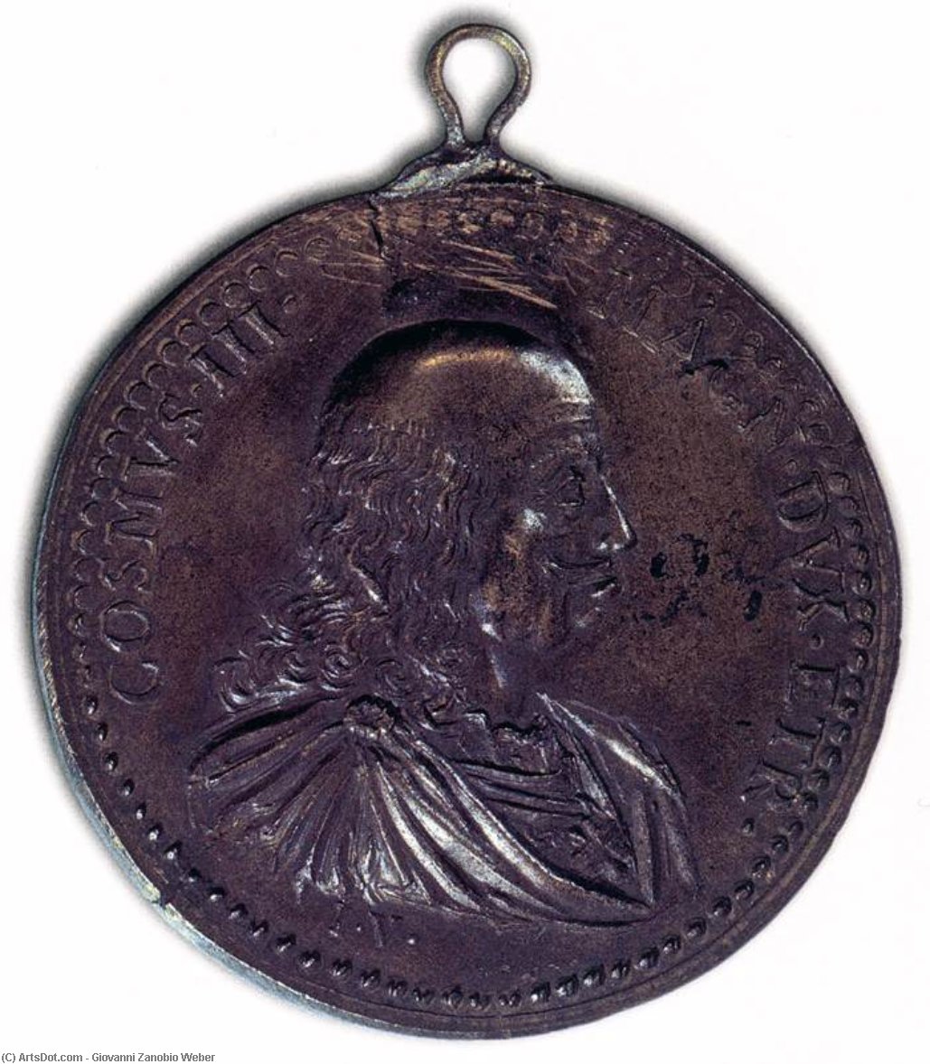Medal Of Grand Duke Cosimo Iii — Giovanni Zanobio Weber