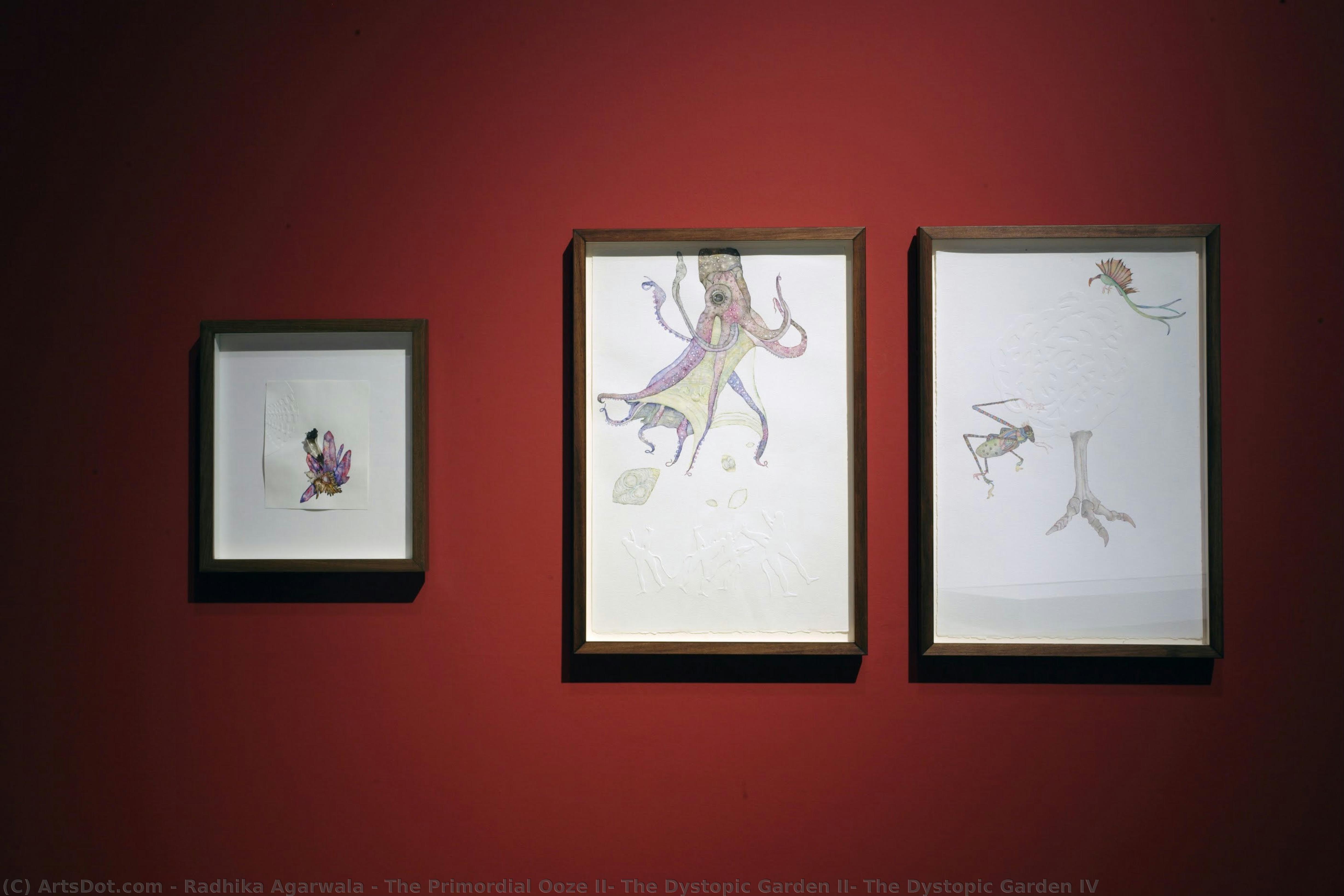 The Primordial Ooze Ii, The Dystopic Garden Ii, The Dystopic Garden Iv — Radhika Agarwala