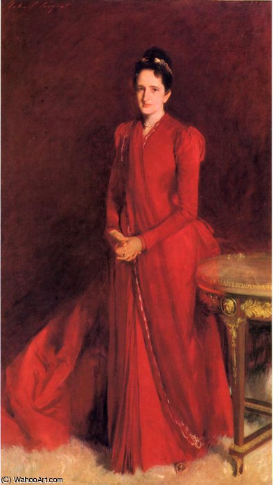 Portrait Of Mrs. Elliott Fitch Shepard Aka Margaret Louisa Vanderbilt — John Singer Sargent
