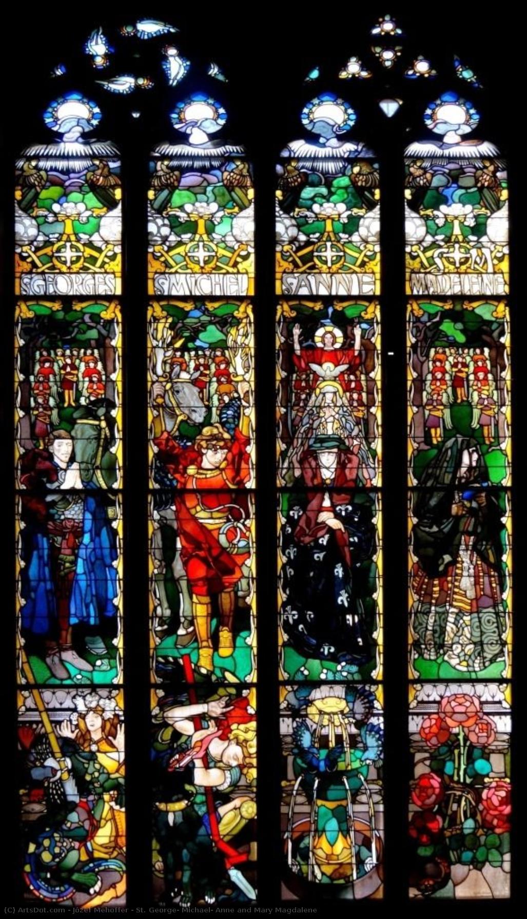 St. George, Michael, Anne And Mary Magdalene — Józef Mehoffer