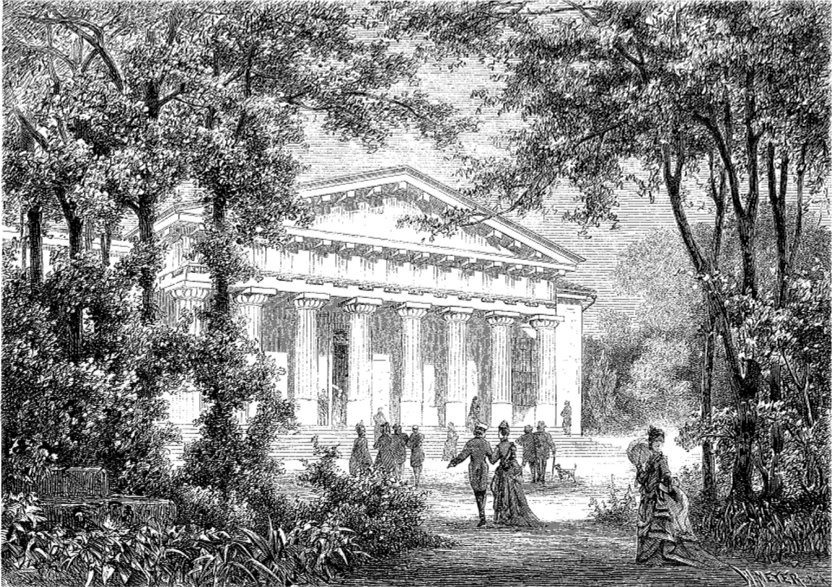 The Uppsala Orangerie In The Botanical Garden Of Uppsala University — Louis Jean Desprez