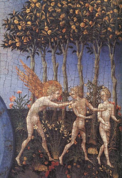 The Creation And The Expulsion From The Paradise (detail) — Giovanni Di Paolo