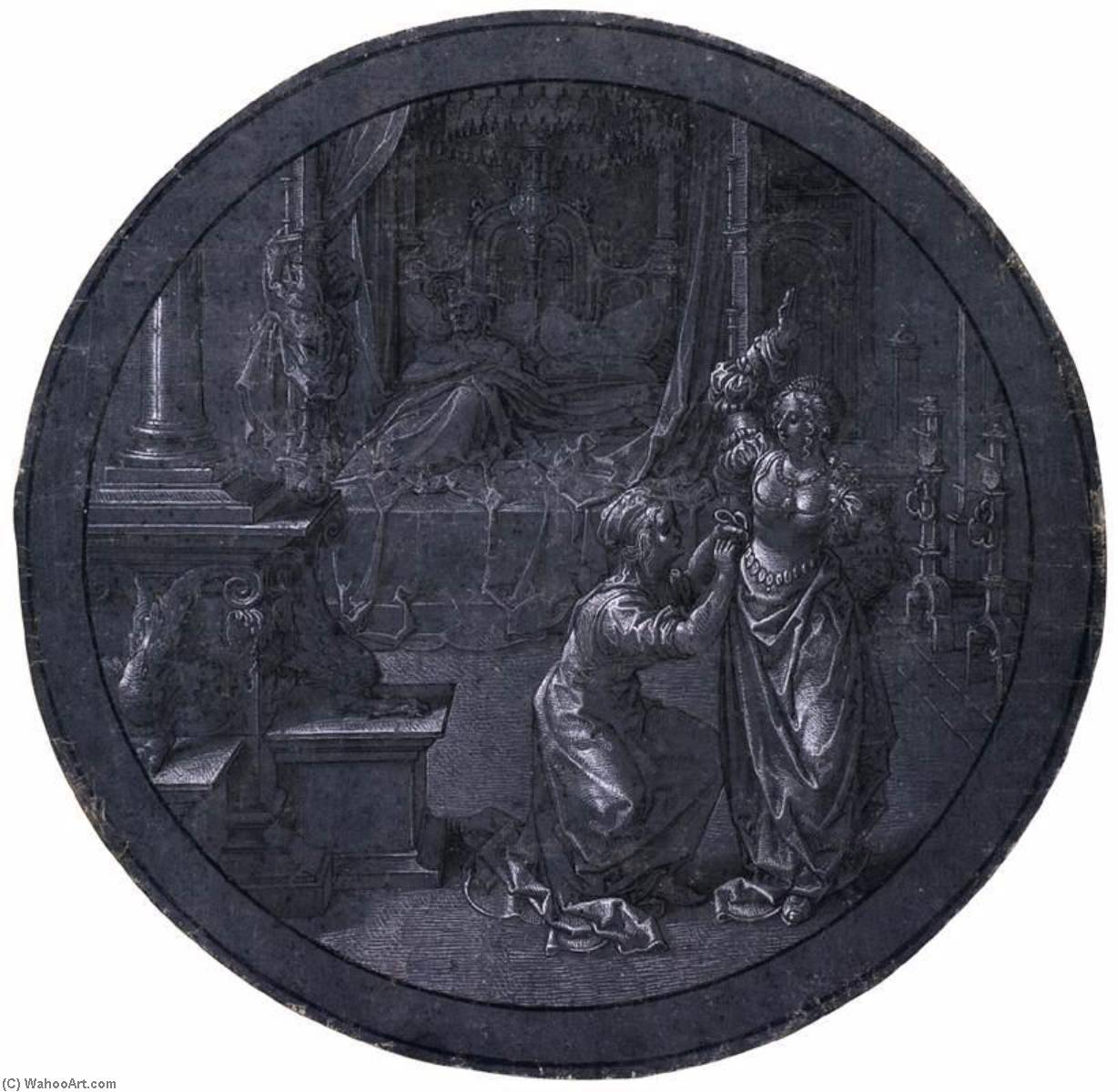 Design For Stained Glass Roundel — Jan Gossart