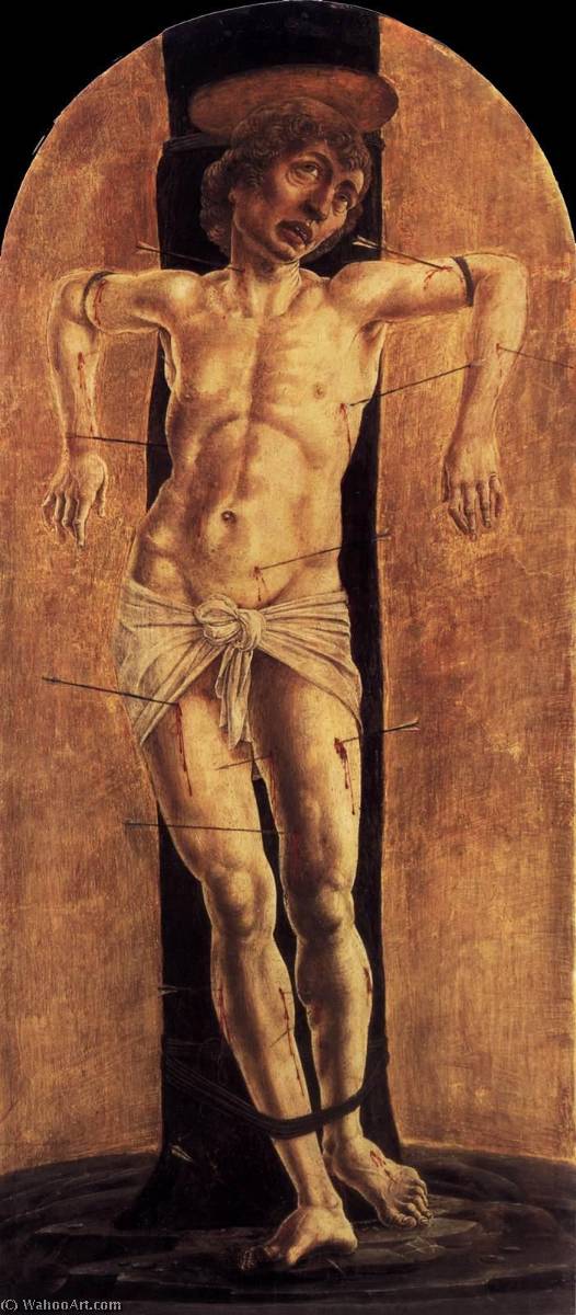 English St Sebastian — Cosmè Tura