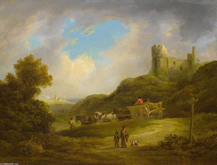 Landscape With A Castle — Francis Towne