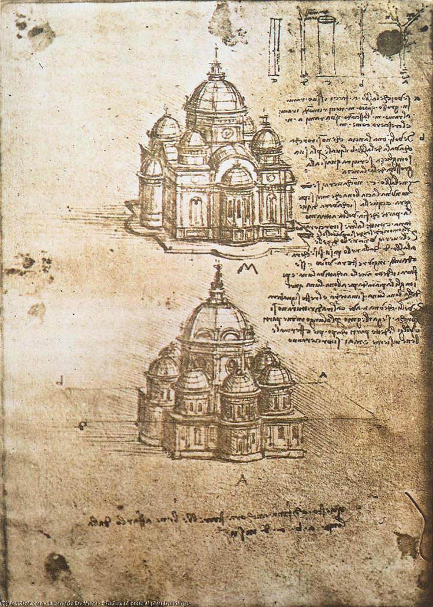 Studien Von Zentralbauwerken — Leonardo Da Vinci