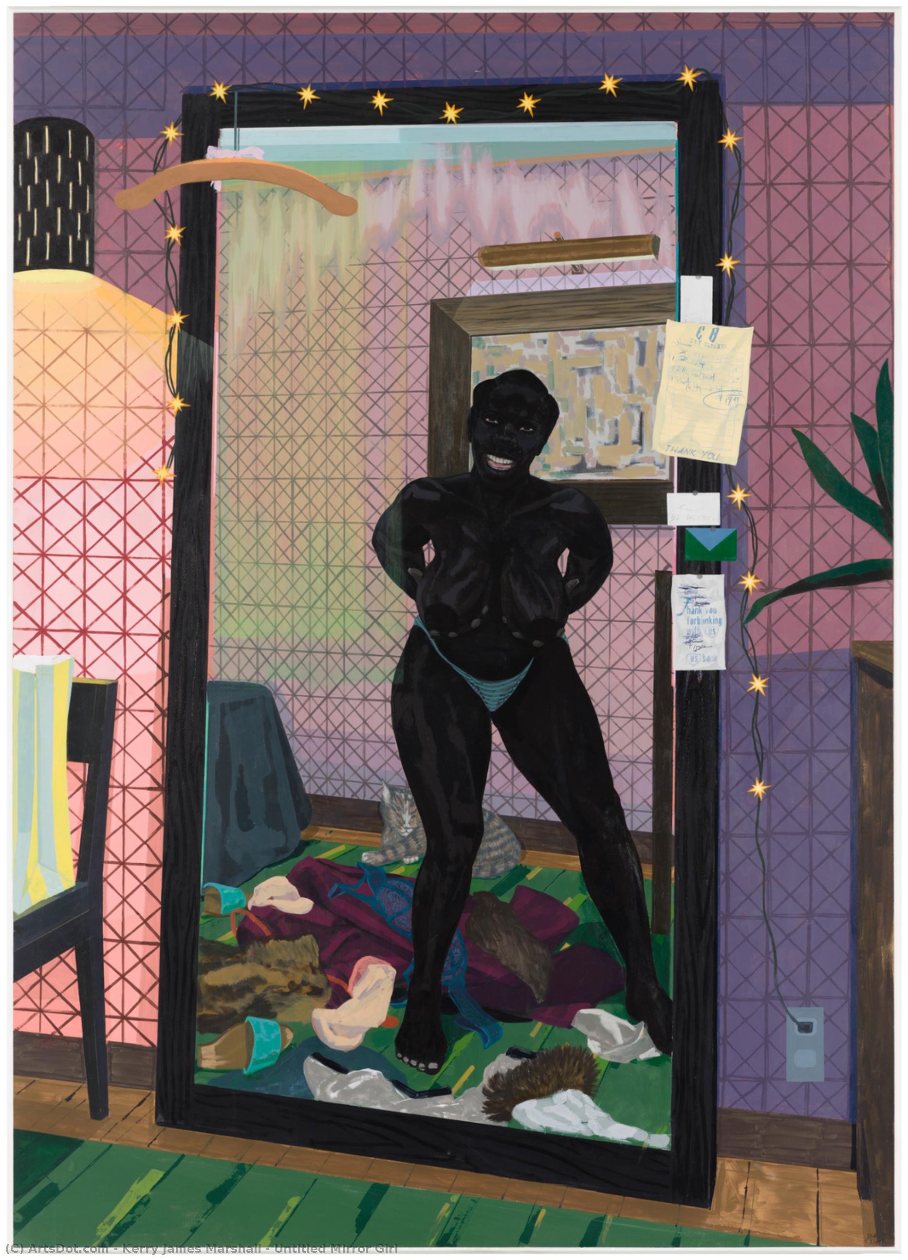 Untitled Mirror Girl — Kerry James Marshall