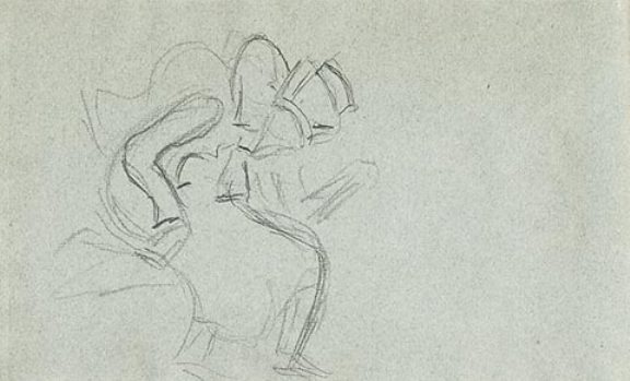 Sketch Of Tsar Dodon For Rimsky-korsakov's Opera — Nicholas Roerich