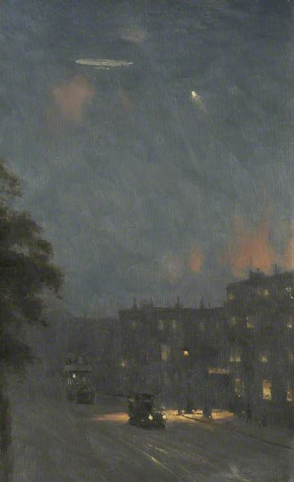 The Zeppelin Raid Over London, 8 September 1915 — John Fraser