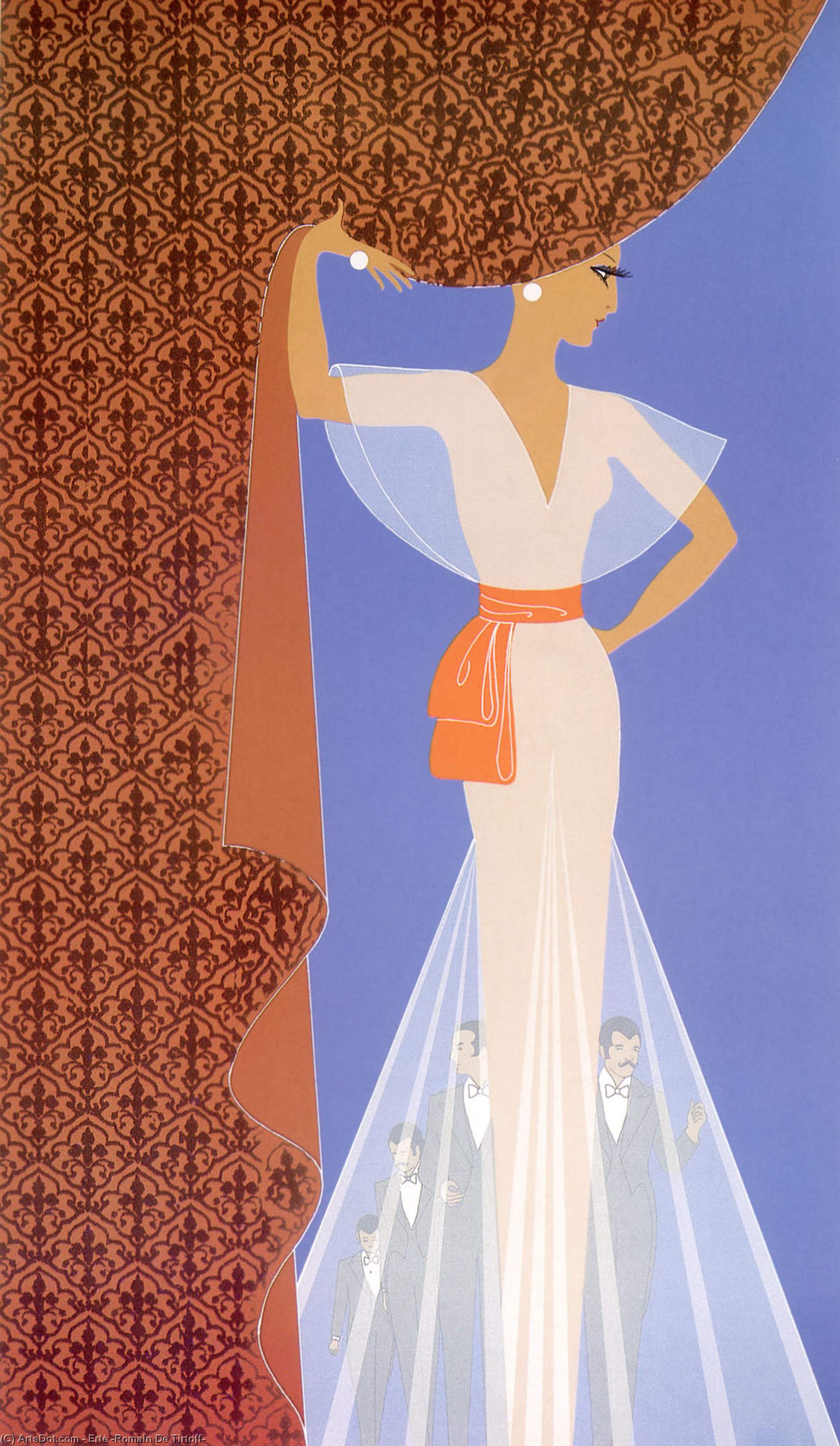 The Curtain — Erté