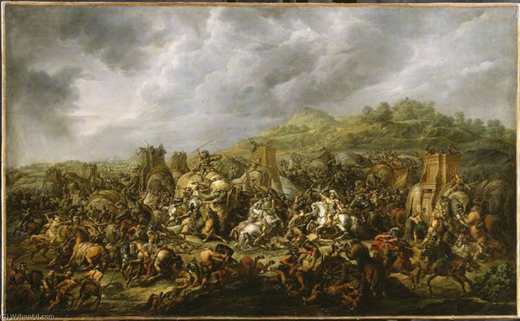La Défaite De Porus Par Alexandre — François Louis Joseph Watteau (watteau De Lille)