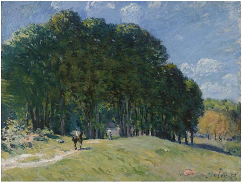 Rider At The Edge Of The Forest — Alfred Sisley
