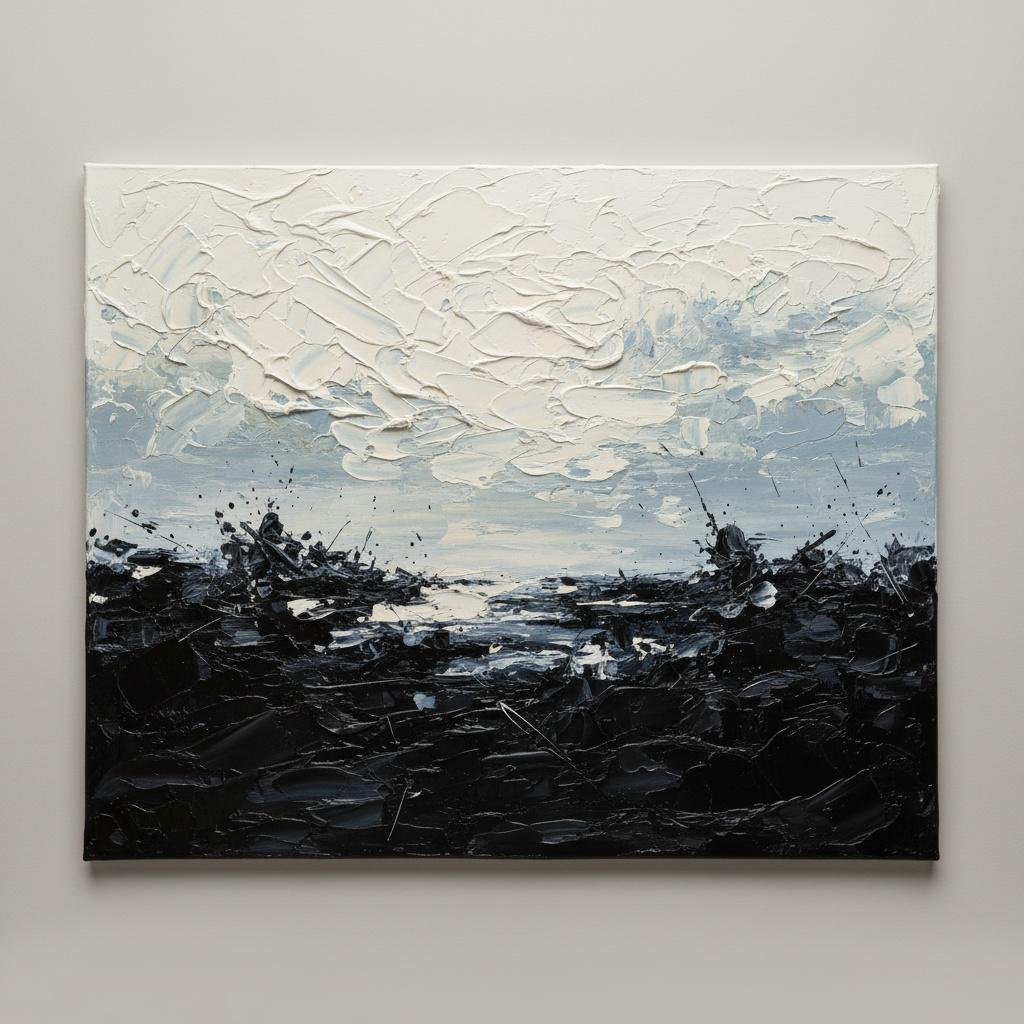 Monolithic Shadows: A Singular Study Of Turbulent Light And Obsidian Tides — Christian Noiret