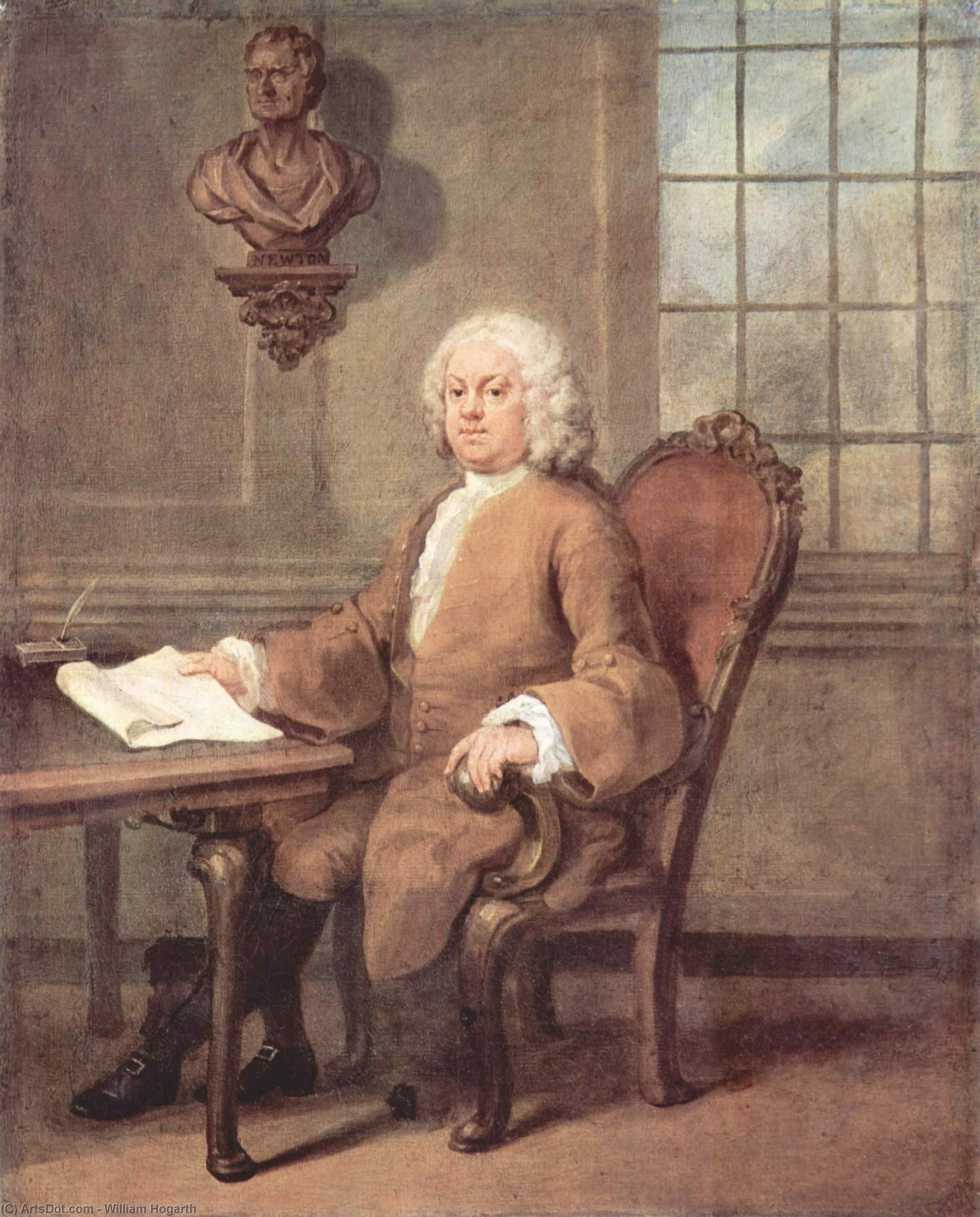 Porträt Von Dr. Benjamin Hoadly — William Hogarth