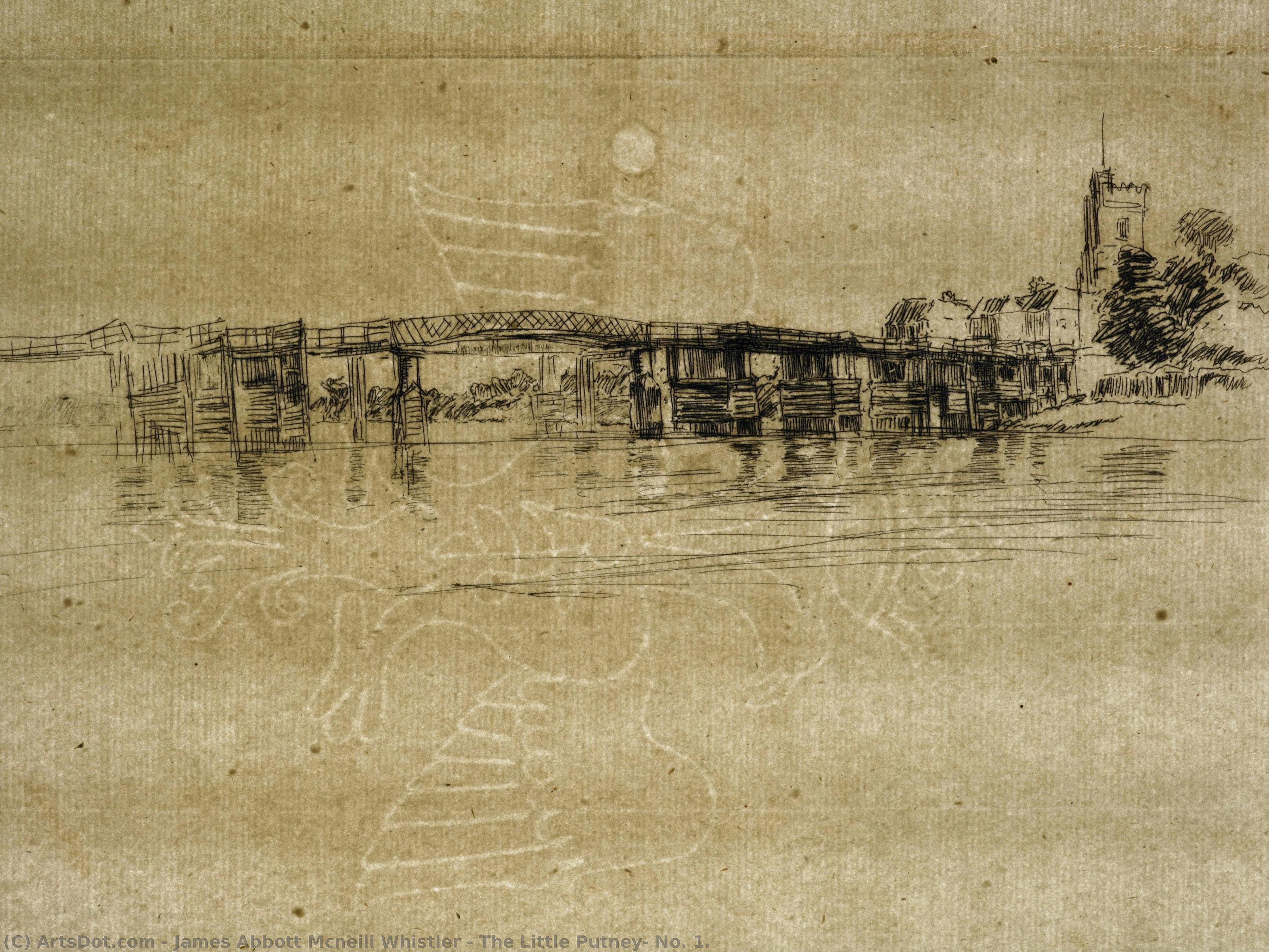 The Little Putney, No. 1. — James Abbott Mcneill Whistler