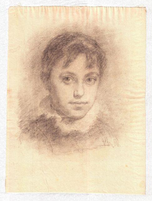 Portrait Of Young Girl — Theodore Clement Steele