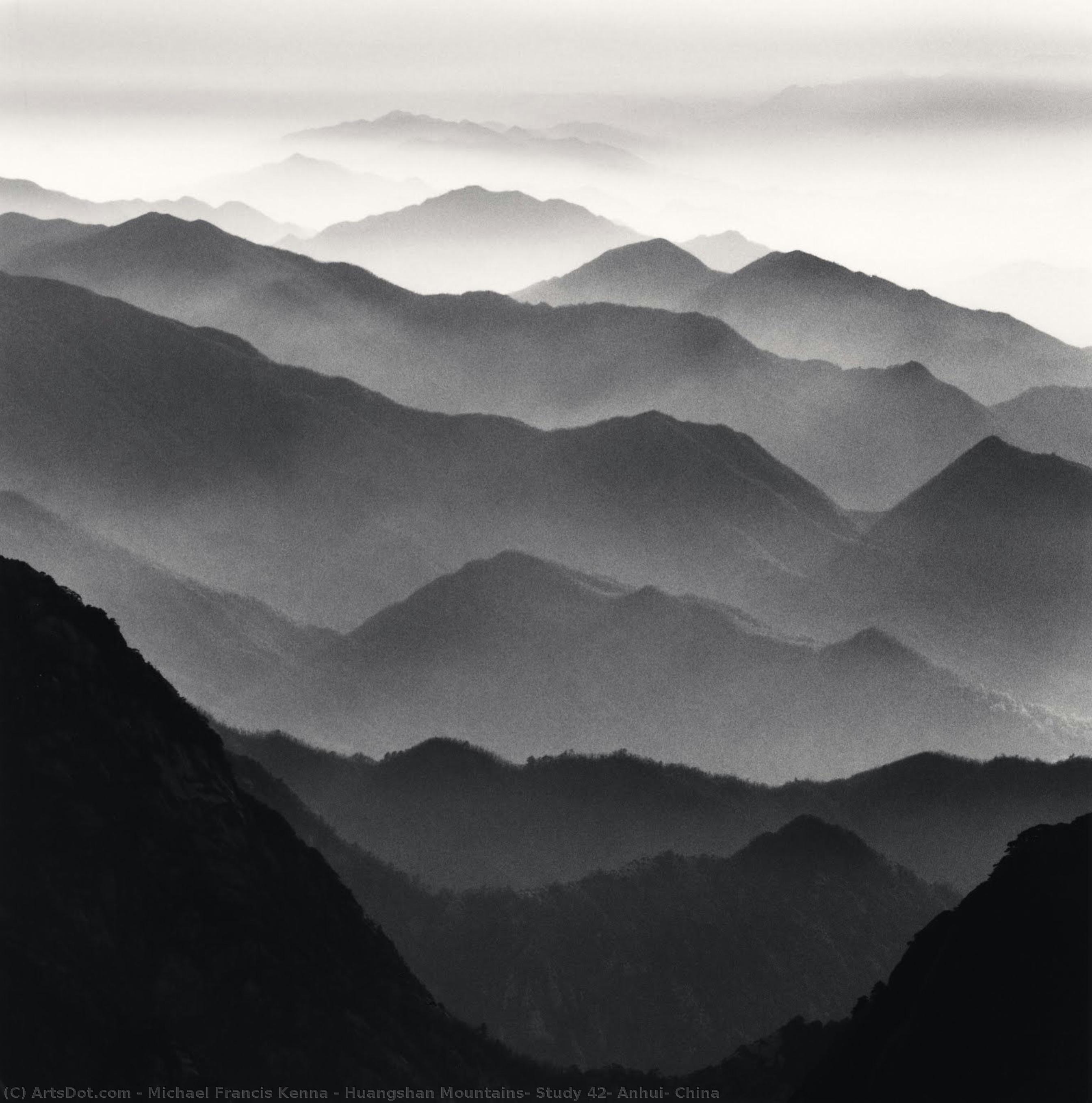 Huangshan Mountains, Study 42, Anhui, China — Michael Francis Kenna
