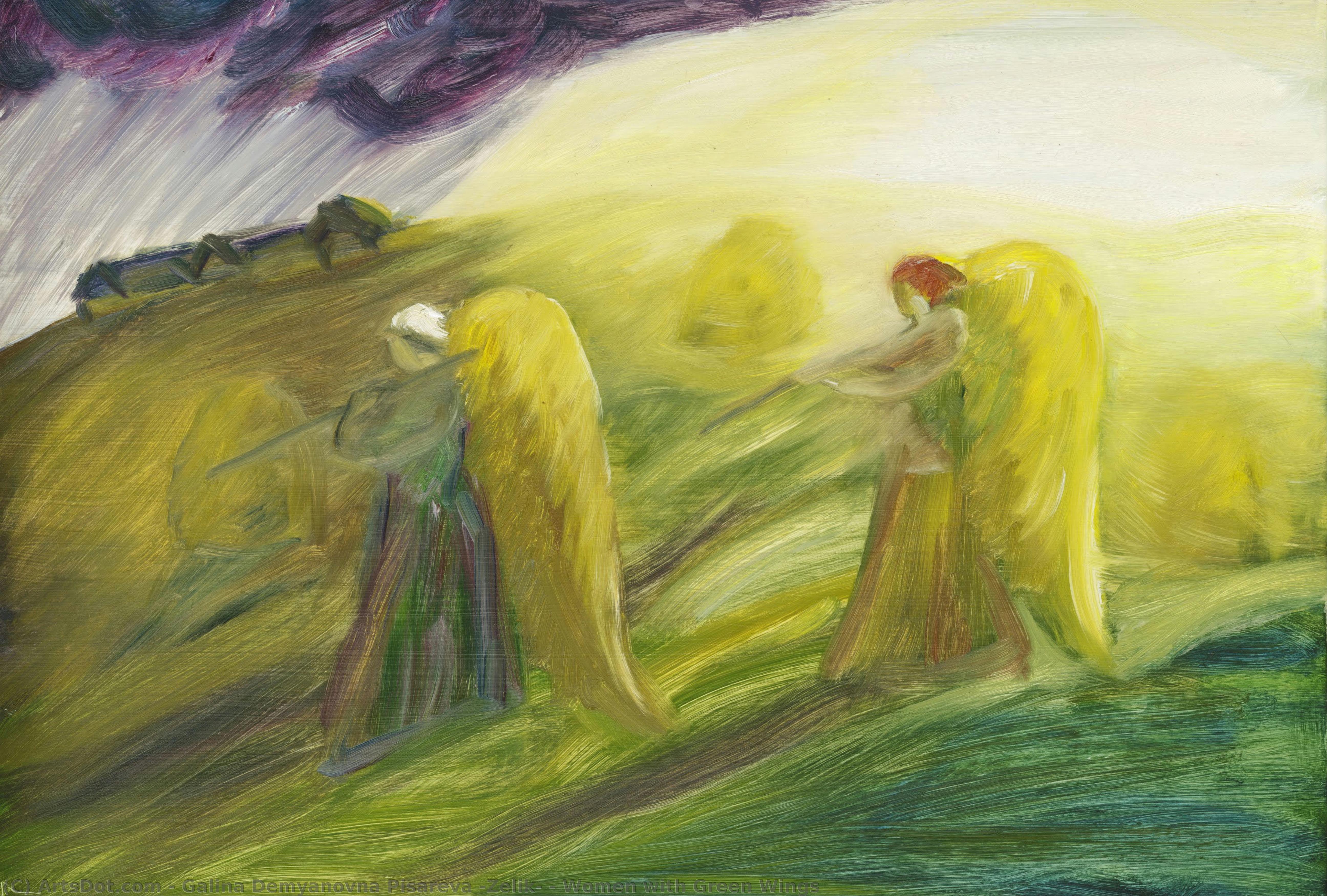 Women With Green Wings — Galina Demyanovna Pisareva (zelik)
