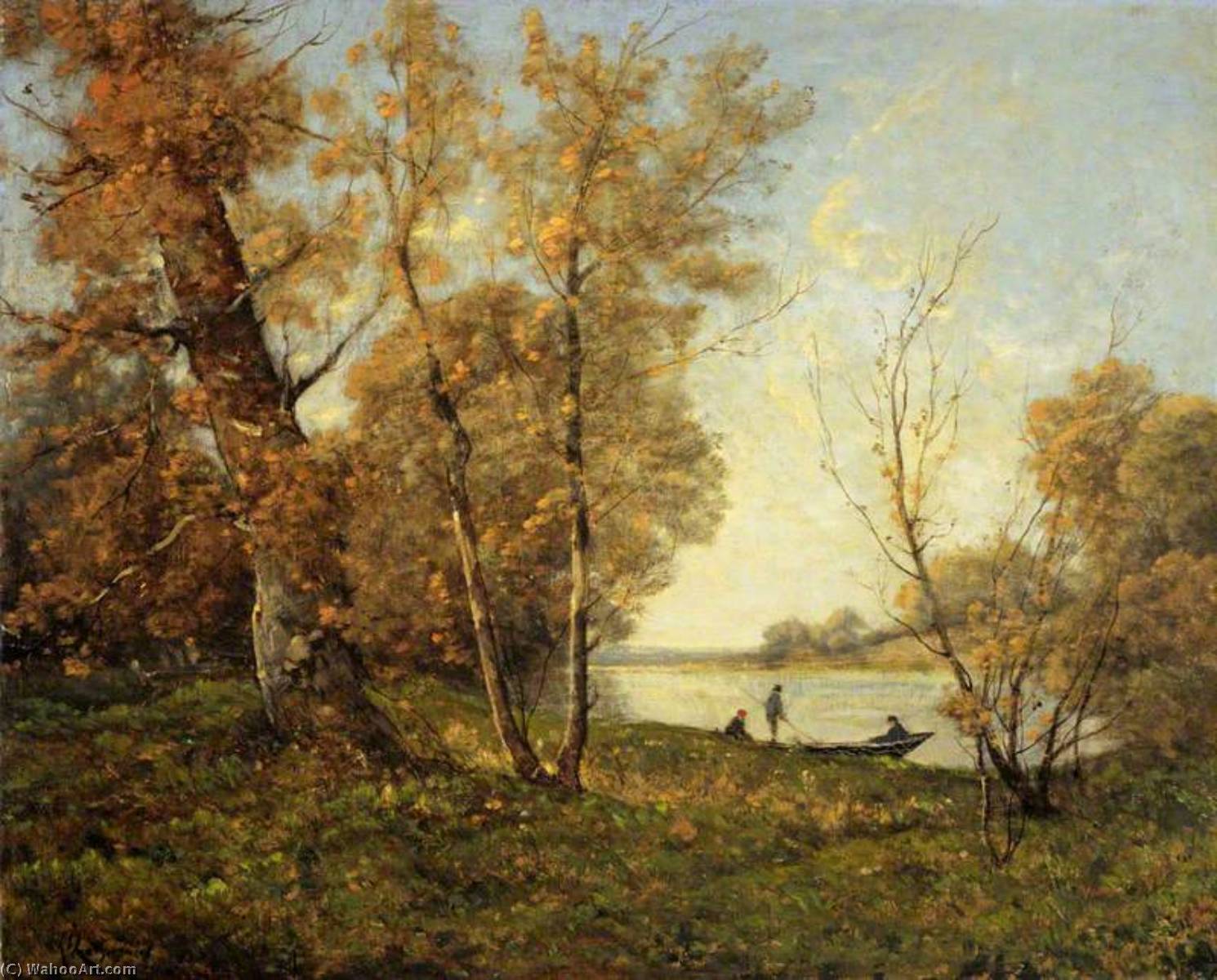 The Banks Of The Loire — Henri-joseph Harpignies