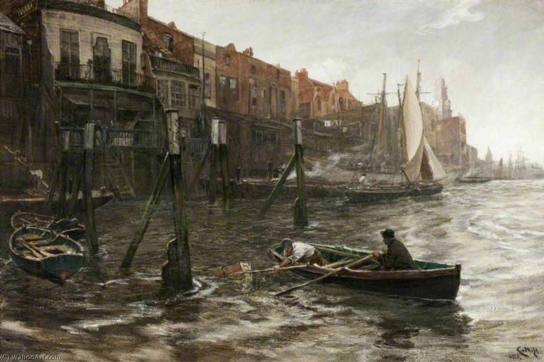 Limehouse Hole — Charles Napier Hemy