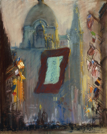 New York With Flags — Arthur Clifton Goodwin
