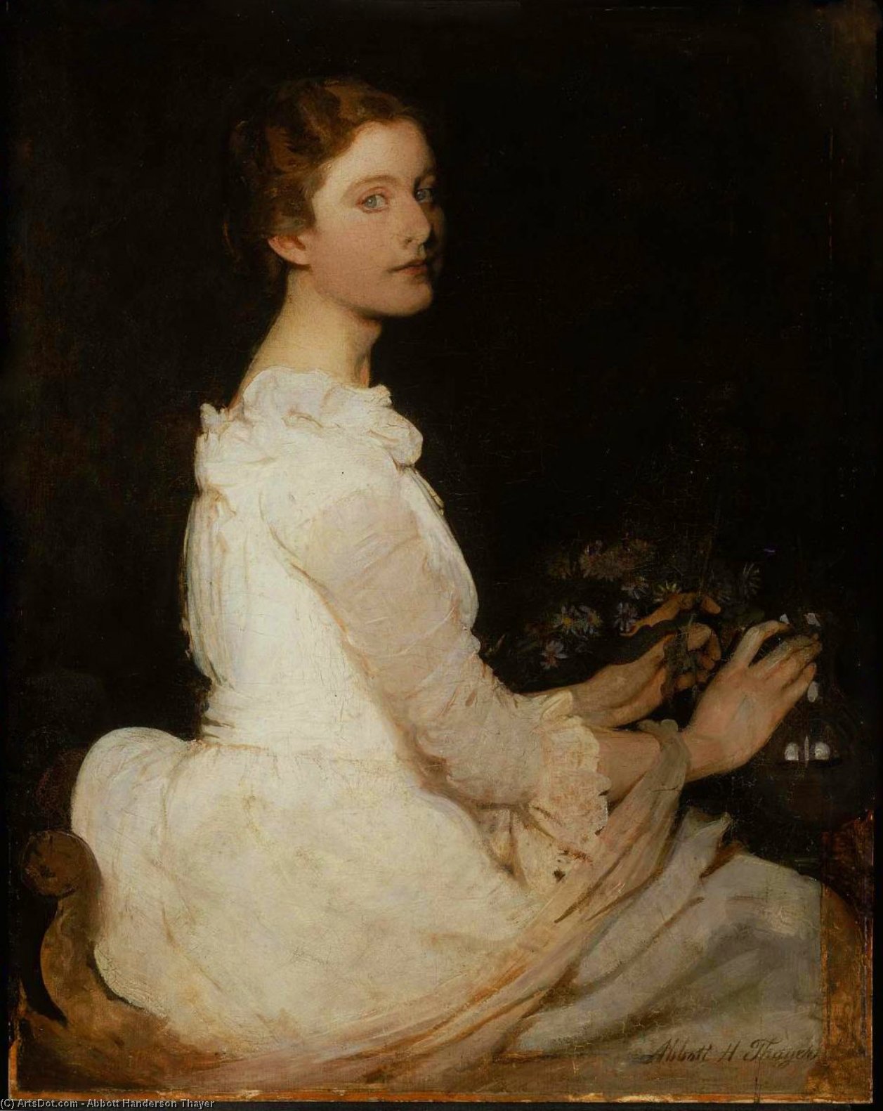 Girl In White (also Known As Margaret Greene) — Abbott Handerson Thayer