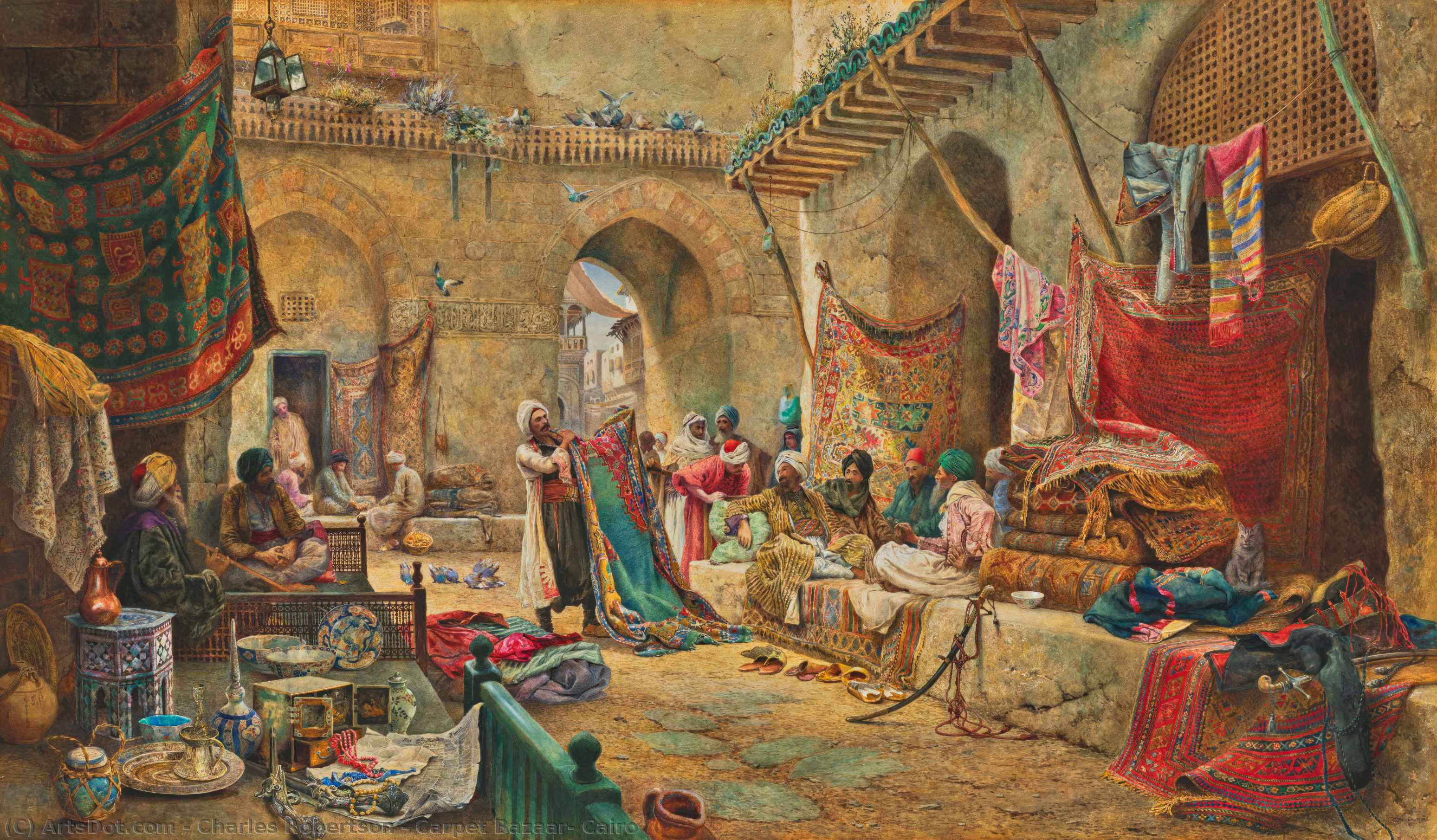 Carpet Bazaar, Cairo — Charles Robertson
