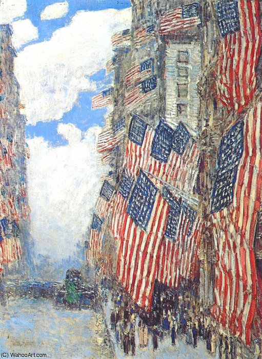 The Fourth Of July — Frederick Childe Hassam