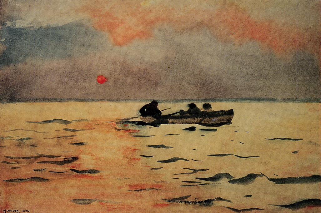 Rowing Home — Винслоу Хомер