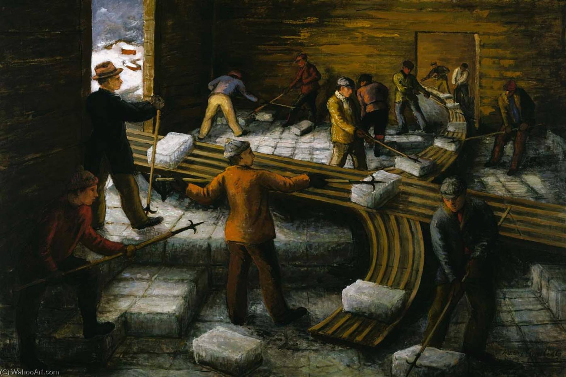 Filling The Ice House — Harry Gottlieb