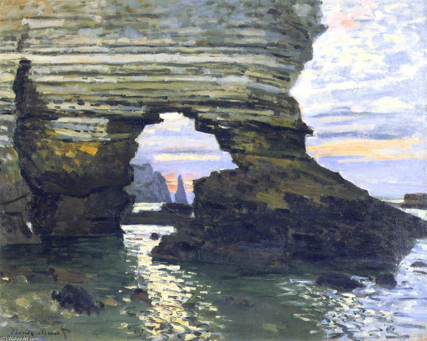 Port D’amont Étretat — Claude Monet