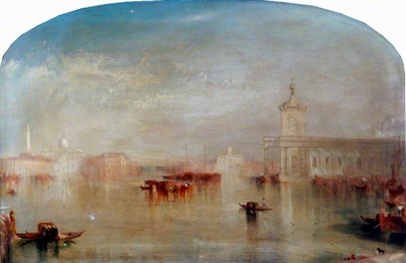 The Dogana, San Giorgio, Venice, Italy (copy After Joseph Mallord William Turner) — Clement Burlison