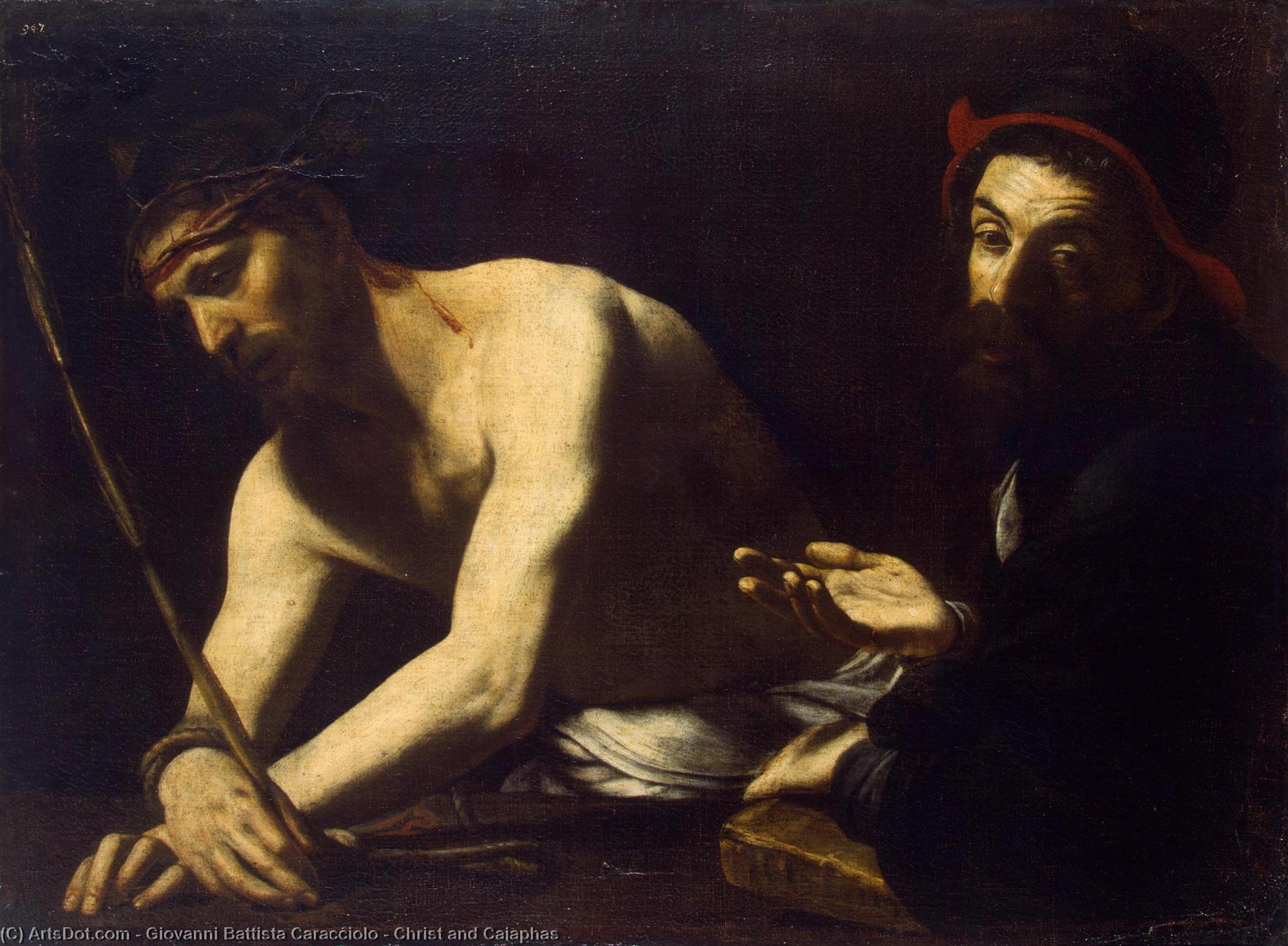 Christ And Caiaphas — Đovani Batista Karačolo