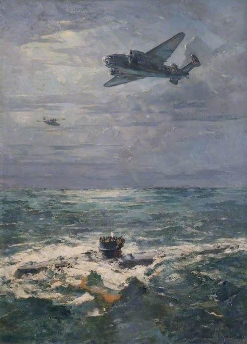 U570 Surrenders To A 269 Squadron Hudson Aircraft, 27 August 1941 — Charles Ernest Cundall